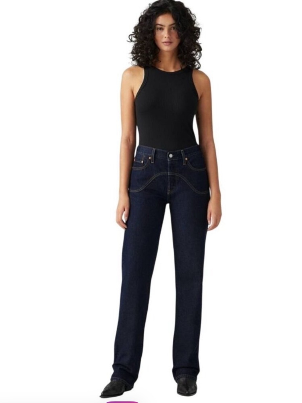 Levi's Women's Straight-Leg Jeans - Dark Indigo